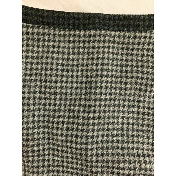 J Crew Womens Black Gray Houndstooth Pencil Skirt - Picture 2 of 5